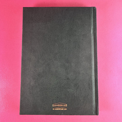 Green Suede and Gold Piped Hardbound Journal
