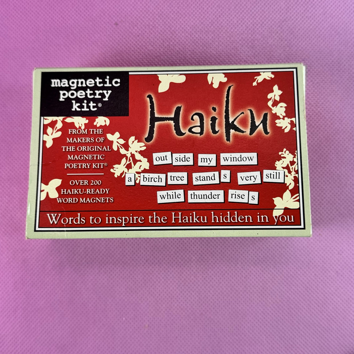 Haiku Magnetic Poetry Kit