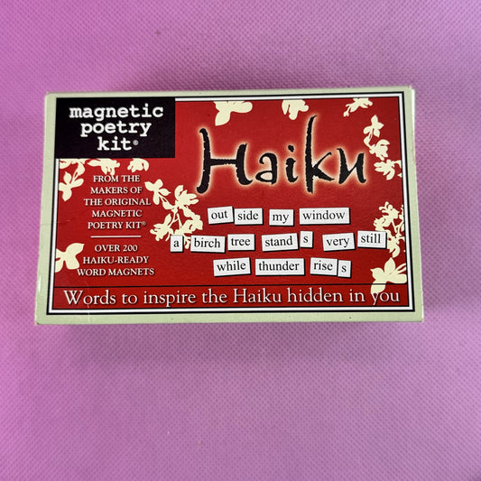 Haiku Magnetic Poetry Kit