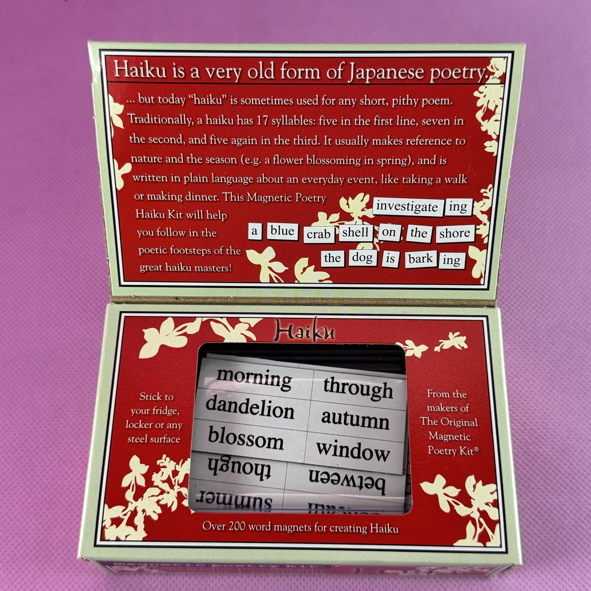 Haiku Magnetic Poetry Kit