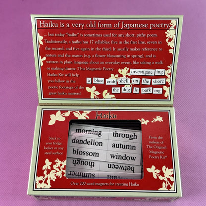 Haiku Magnetic Poetry Kit