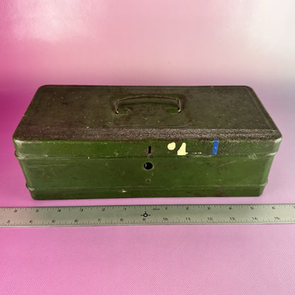 Antique Metal Tackle Box
