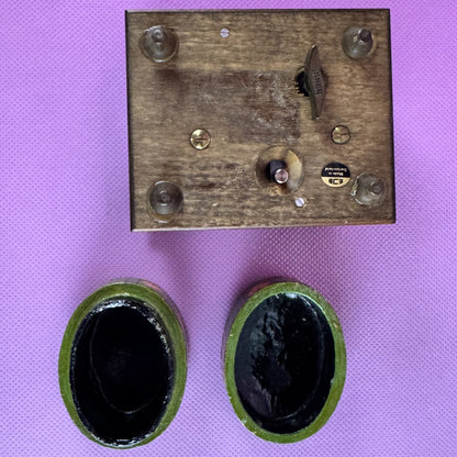 Twee Pair of Kitty Keepsakes: Ring Box and Tiny Music Box