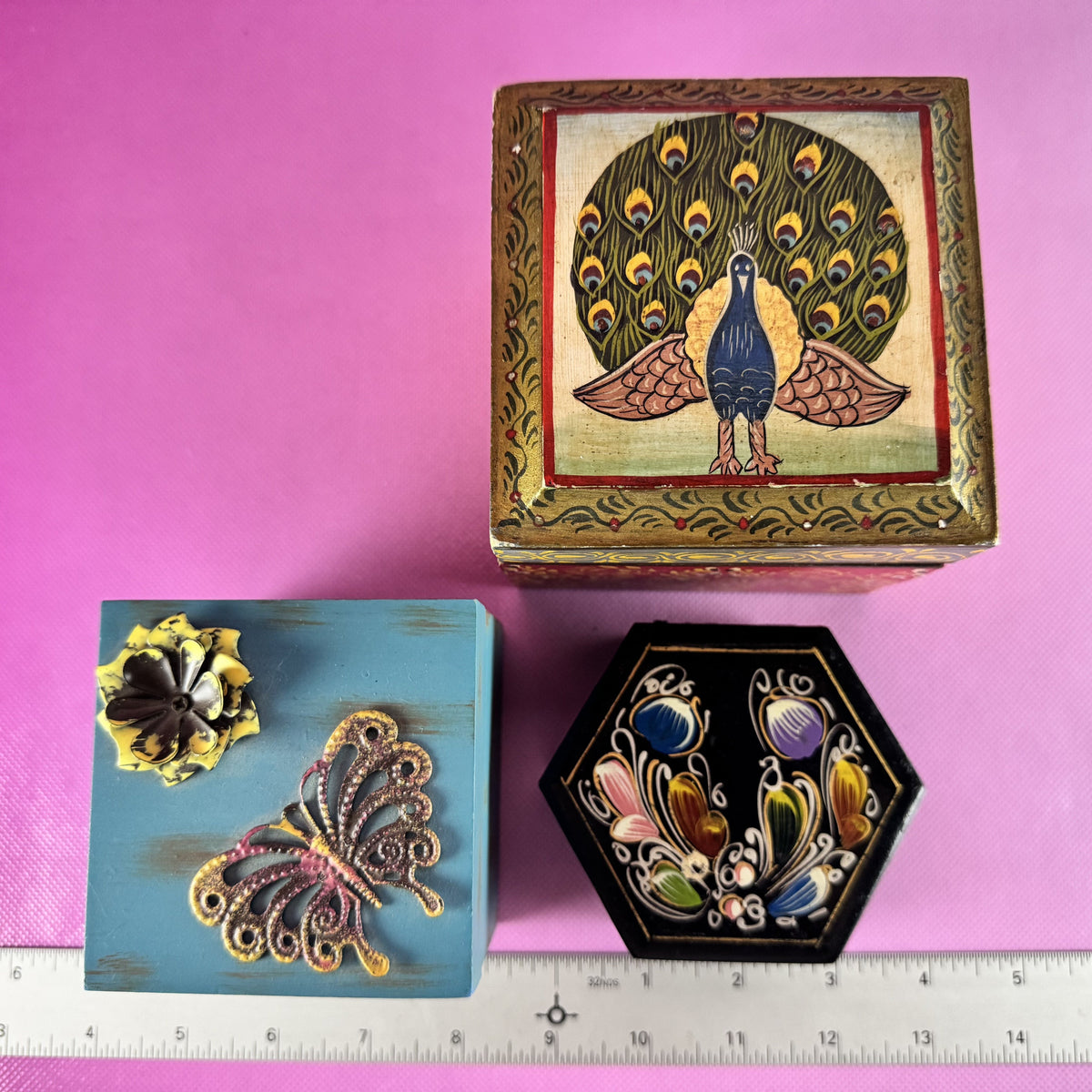 Trio of Quirky Trinket Boxes