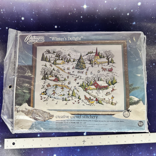 Winter's Delight Crewel Stitchery Kit