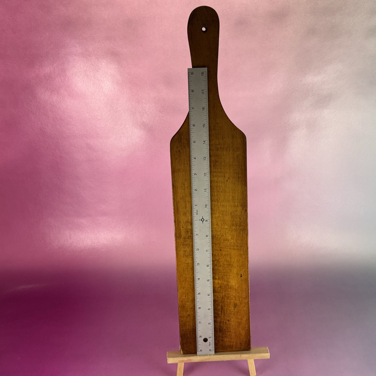 Vintage Hand-Painted Folkart Wooden Breadboard