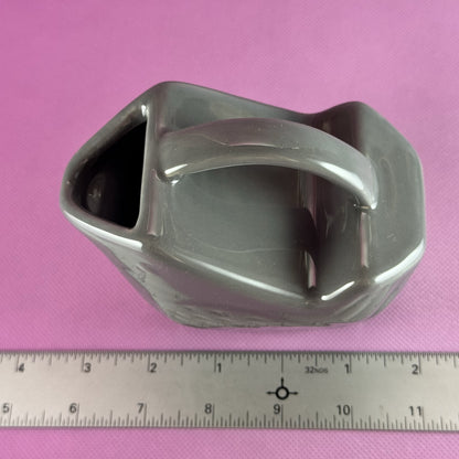 Gray Ceramic Bird Creamer