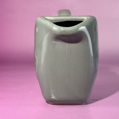 Gray Ceramic Bird Creamer