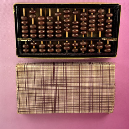 Vintage Wooden Abacus in Original Box