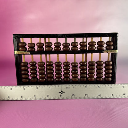 Vintage Wooden Abacus in Original Box