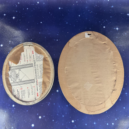 Pair of Oval-Framed Vintage Art Pieces