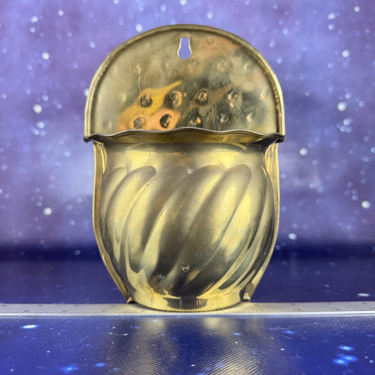 Brass Wall Planter