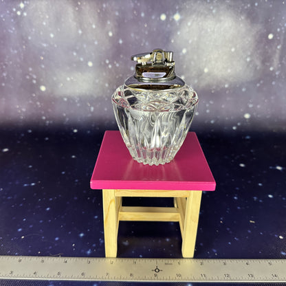 Art Deco, Hollywood Glam Vintage Cut Crystal Lighter