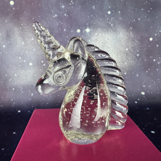 Hand-blown Unicorn Glass Figurine