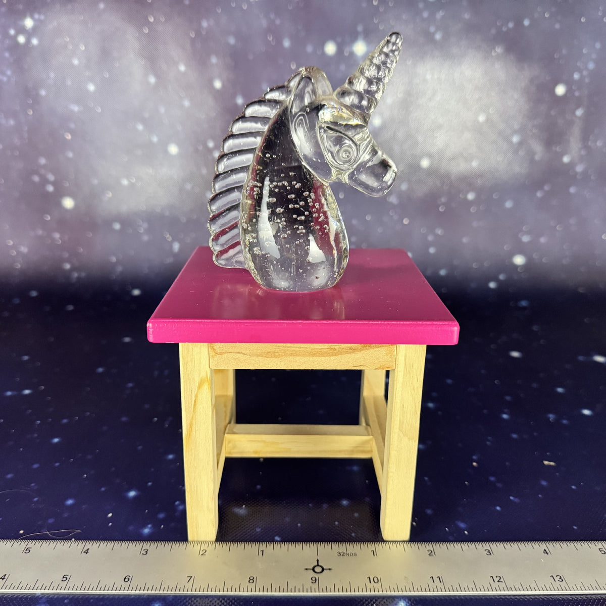 Hand-blown Unicorn Glass Figurine