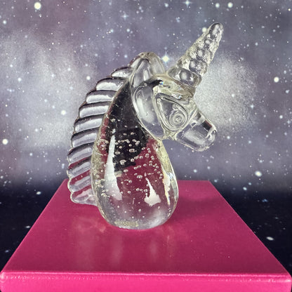 Hand-blown Unicorn Glass Figurine