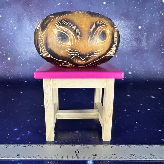 Hand-painted Cat Gourd