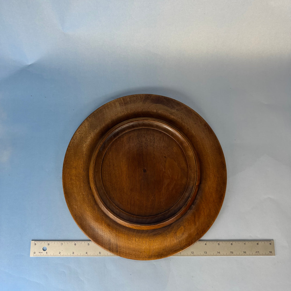 Wood Platter Carved with Daily Bread Quote