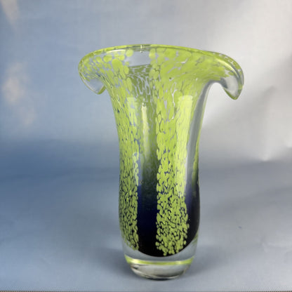 Vintage Teleflora Flared Lip Artglass Vase