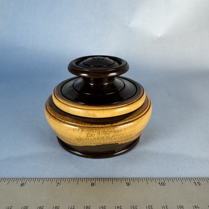 Hand-turned Wooden Lidded Box