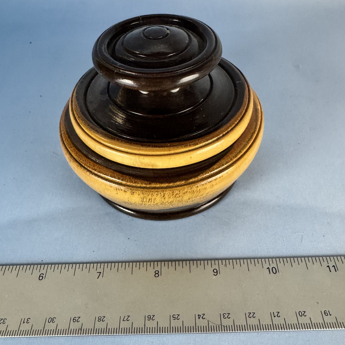 Hand-turned Wooden Lidded Box