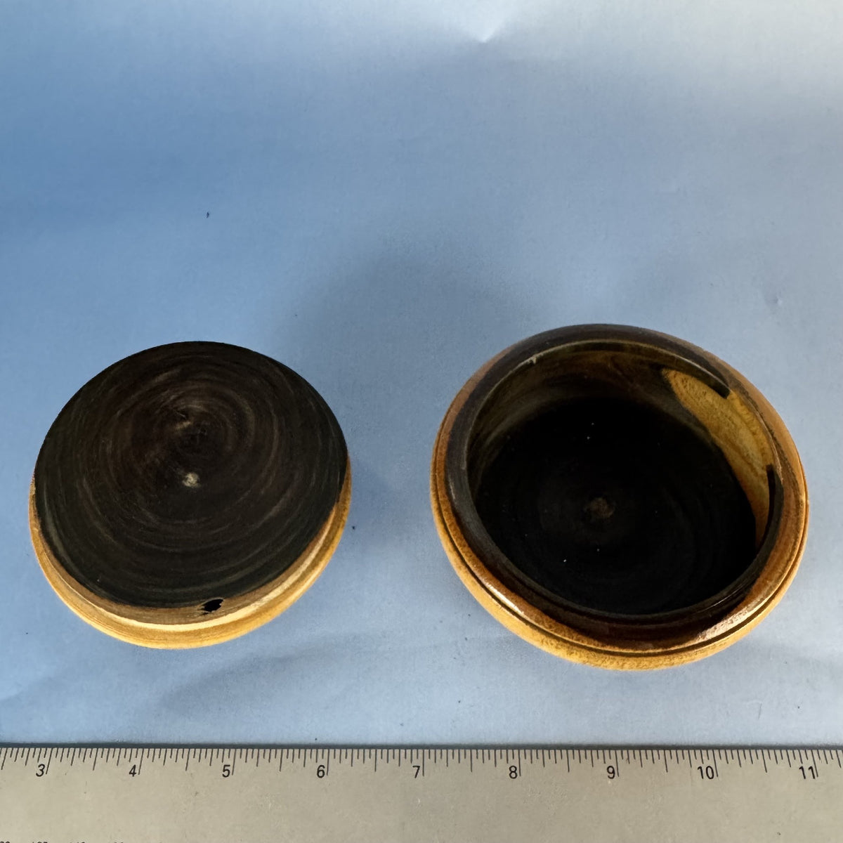 Hand-turned Wooden Lidded Box