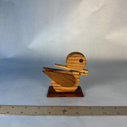 Hand-made Wooden Duck Clip