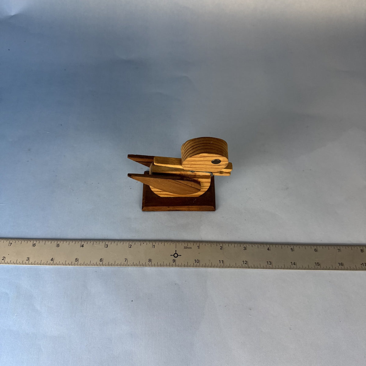Hand-made Wooden Duck Clip
