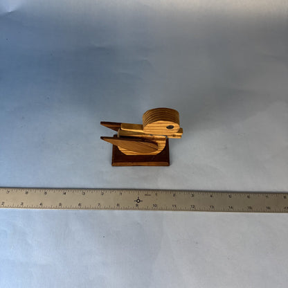 Hand-made Wooden Duck Clip