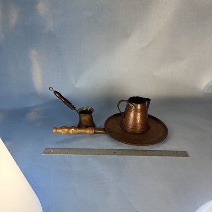 Trio of Vintage Copper Vessels