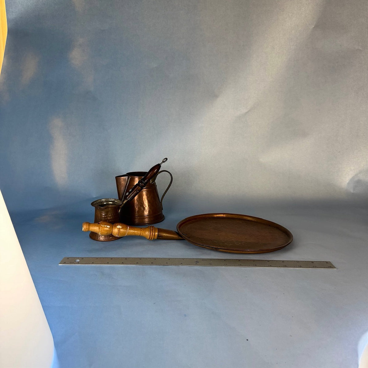 Trio of Vintage Copper Vessels