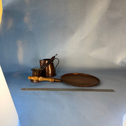 Trio of Vintage Copper Vessels