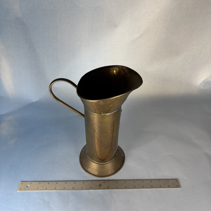 Patinaed Copper Ewer with Handle