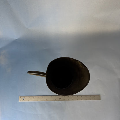 Patinaed Copper Ewer with Handle