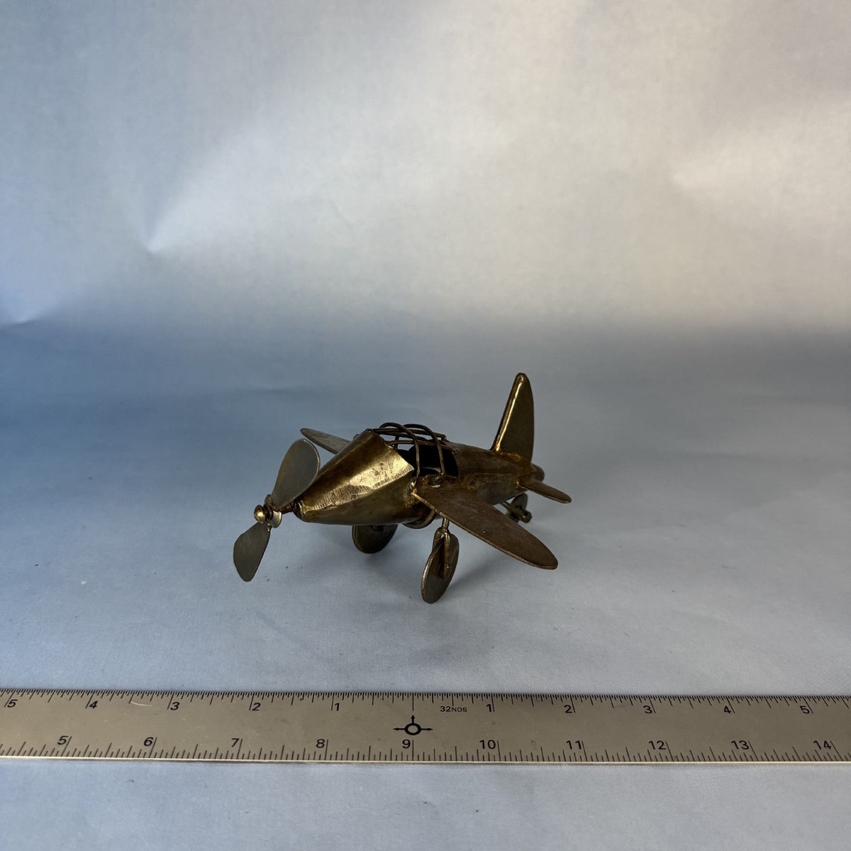 Brass Airplane Replica
