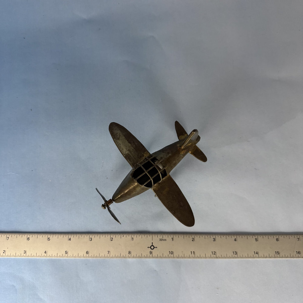 Brass Airplane Replica