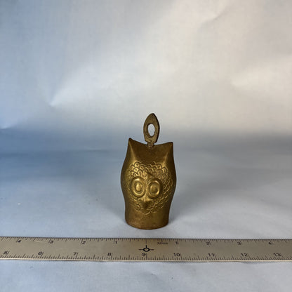 Vintage Brass Owl Bell