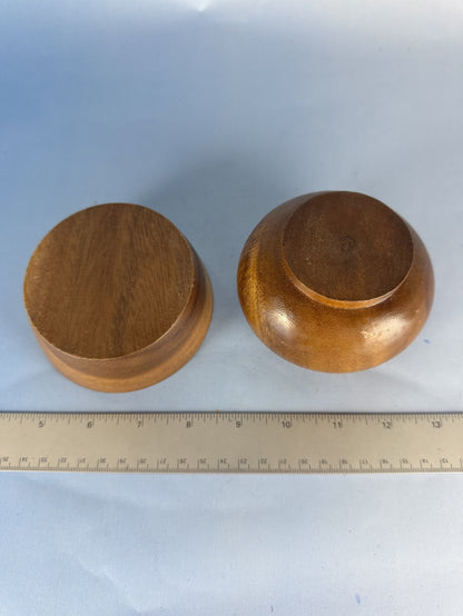 Two Hand-Turned Wooden Vessels