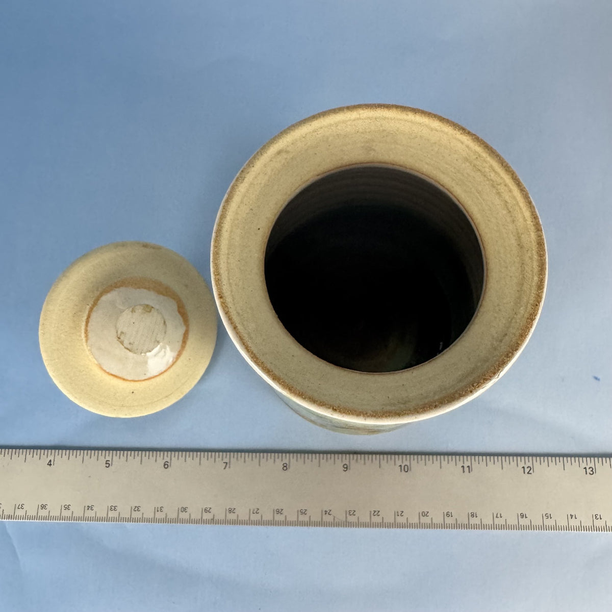 Ceramic Lidded and Vented Garlic Keeper