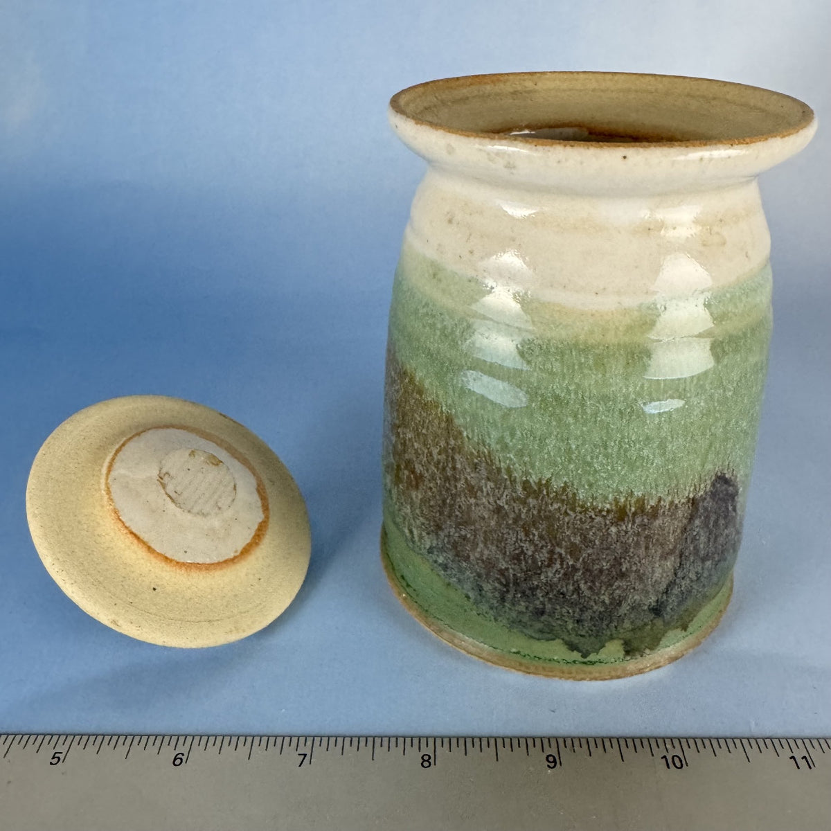 Ceramic Lidded and Vented Garlic Keeper
