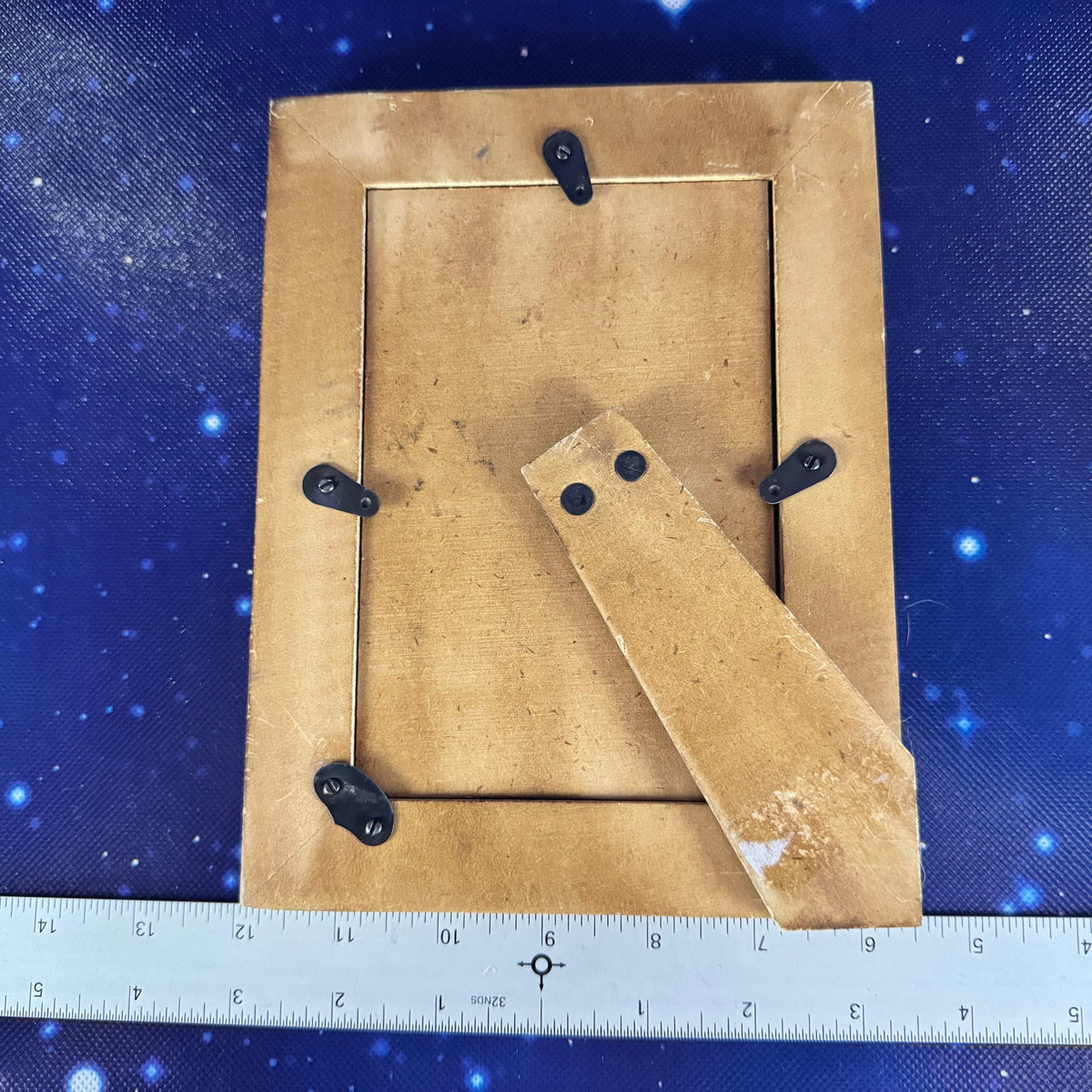 Bronze and Pearl-Beaded Picture Frame