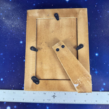 Bronze and Pearl-Beaded Picture Frame