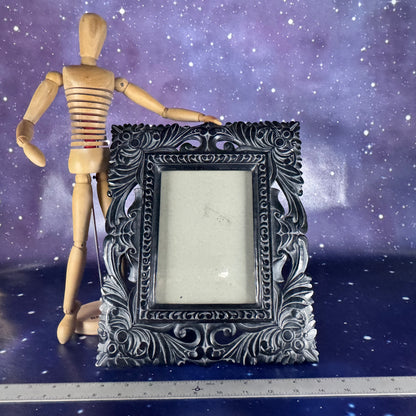 Trio of Dramatic Black Resin, "Embossed" Frames