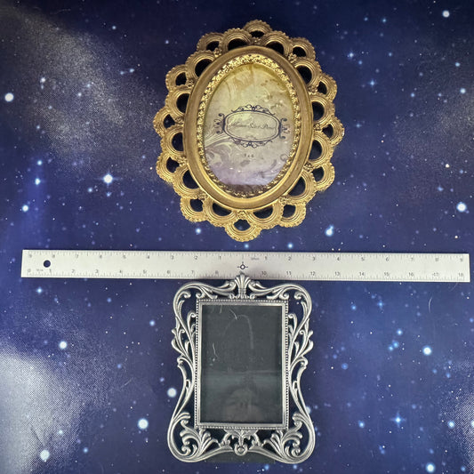 Gold and Silver Ornate Picture Frames