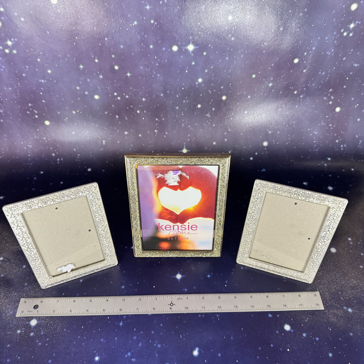 Trio Hollywood Glamor Glitter Frames