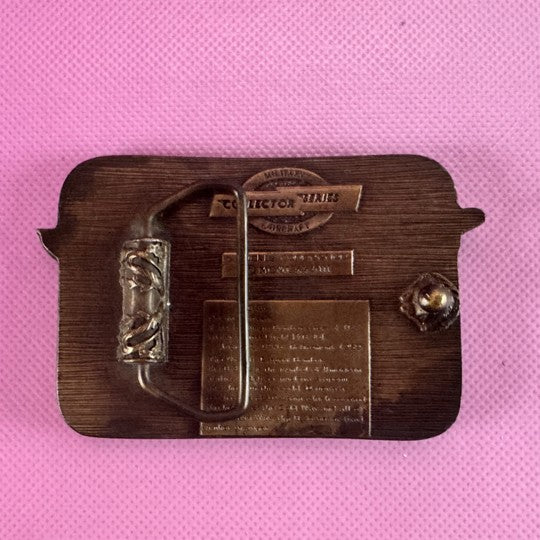 Vintage Bronze B-36 Peacemaker Belt Buckle