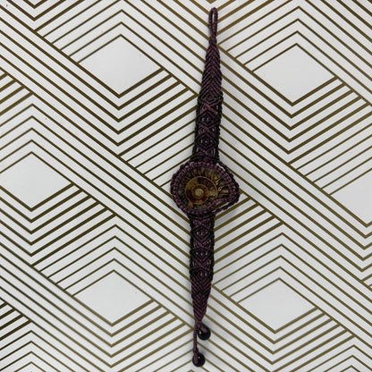 Handmade Ammonite Fossil Bracelet