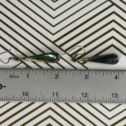 Sterling Silver Abalone Earrings
