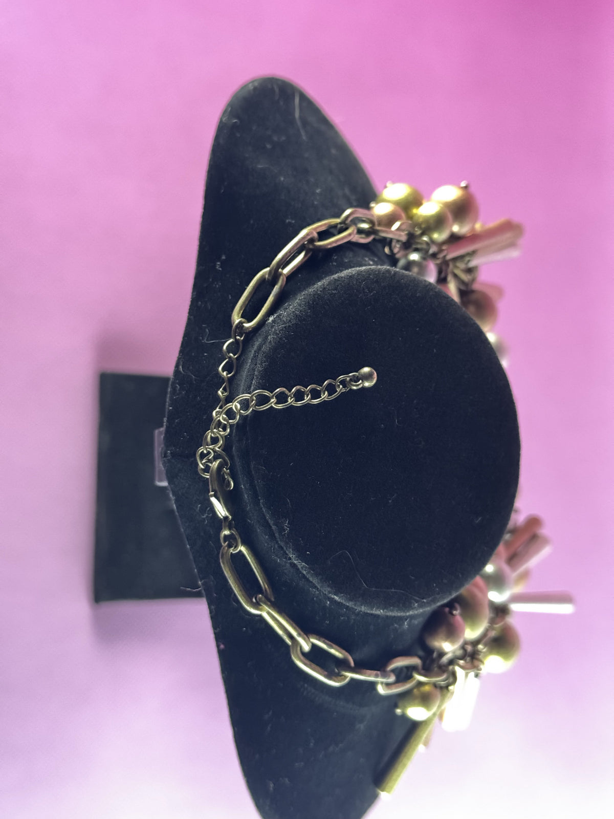 Mixed Metal Statement Necklace
