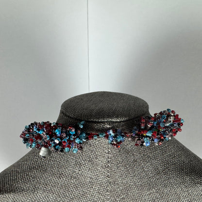 Hand-strung Multi-Color Beaded Necklace